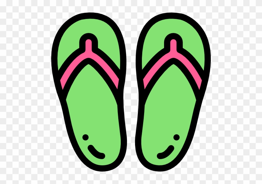 Flip Flops Free Icon - Flip Flops Free Icon #862860