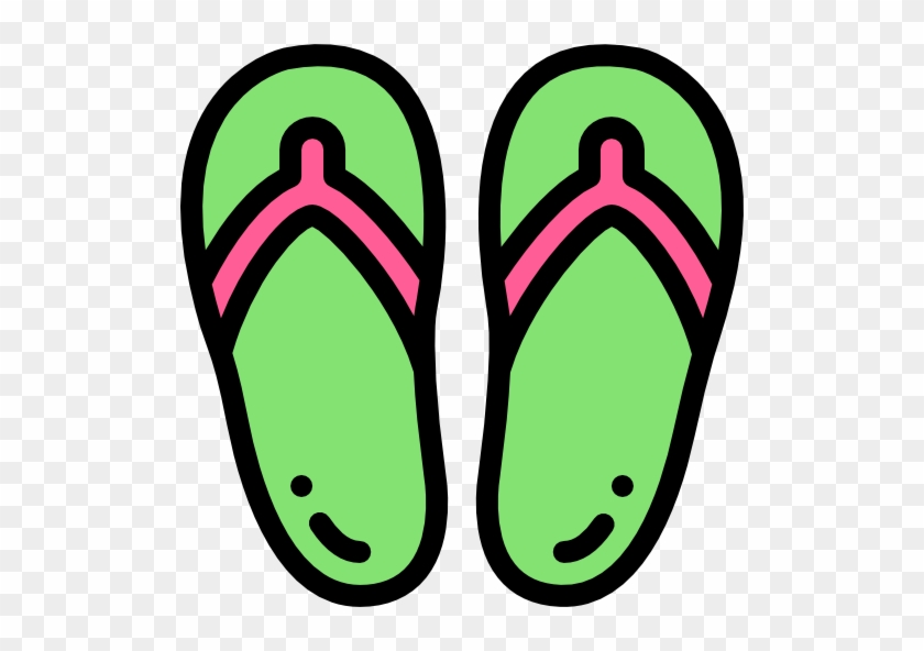 Flip Flops Free Icon - Flip Flops Free Icon #862860