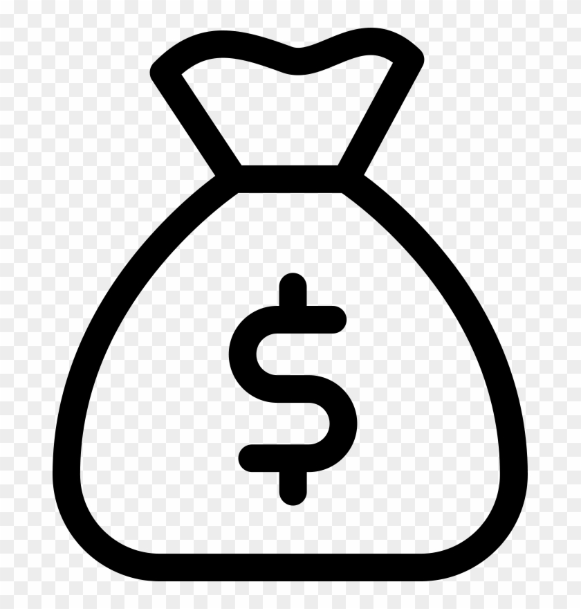 Money Bag Clip Art - Bag Of Money Icon #862925