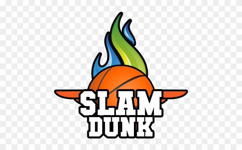 Slam Dunk Clipart - Slam Dunk Basketball Clipart #862929