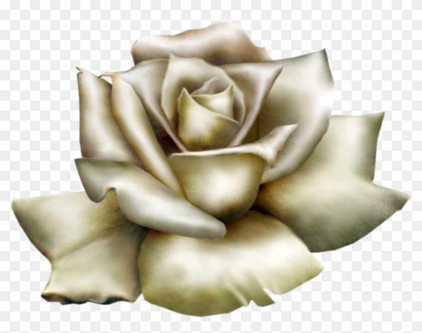 Flower Polyvore Crown Garland Wreath - White Rose Clipart #863002