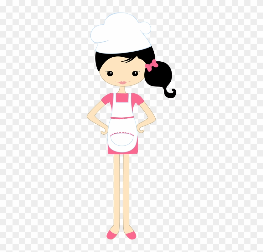 Kitchen Clipartchef - Chefe De Cozinha Mulher Em Desenho Png #863030