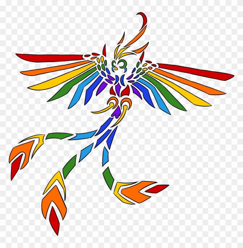 Rainbow Bird By Happydanger - Graphic Design #863137
