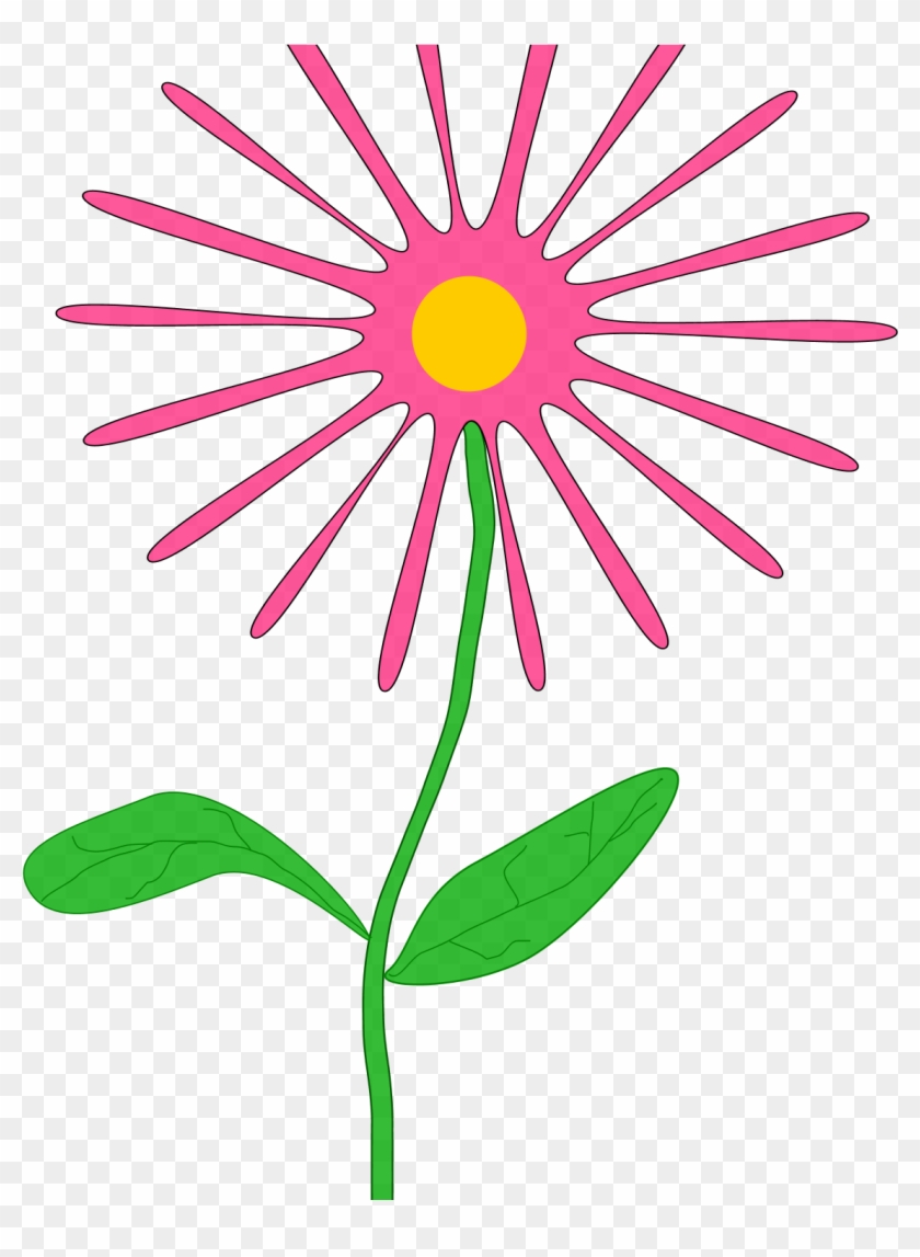 Whimsical Flower Clip Art Free - Flowers Cartoon Png Gifs #863149