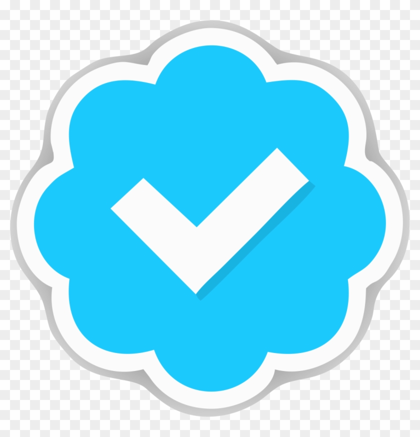 Free Twitter Logo Official Download - Twitter Blue Tick Png #863209