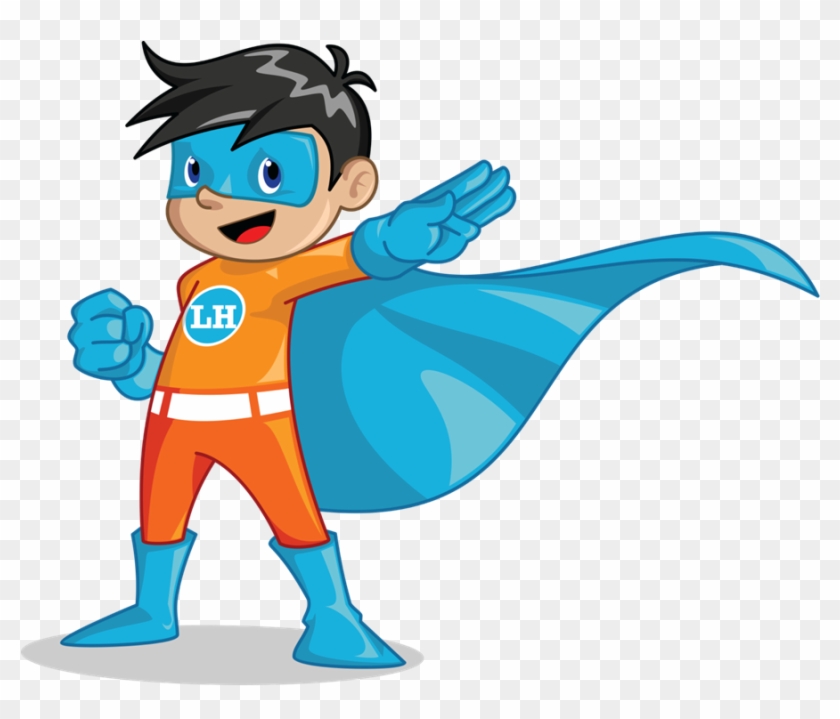 Hero Clipart Little Superhero - Kid Superhero Vector #863396