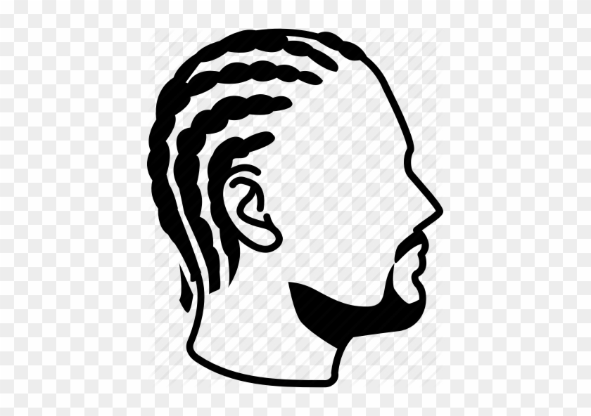 Braid Clipart Cornrow - Hairstyle Transparent Male Png #863451