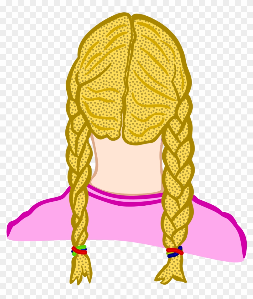 Braids - Coloured - Clip Art Braid #863465