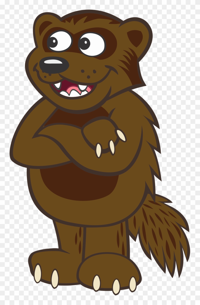Wolverine Clipart Animal Face - The Whizpops! #863660