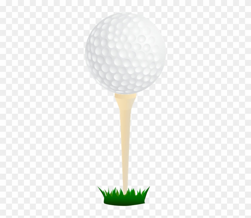 Golf Ball Clipart - Transparent Golf Ball On Tee #863755