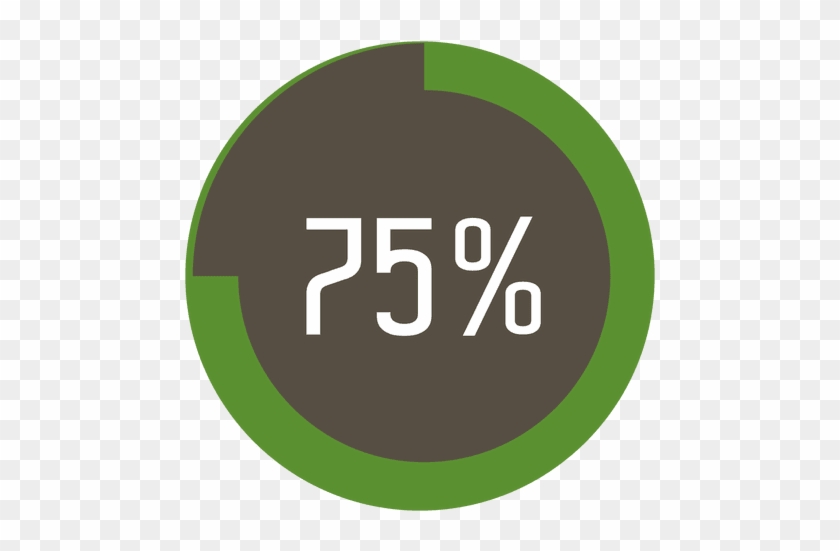 Percentage Circle Progress Bar Infographic - Completed Png #863768