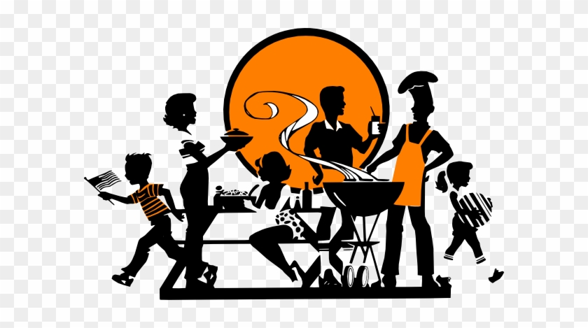 Church Cookout Clipart Clipartall - Black Family Picnic Clipart #863807