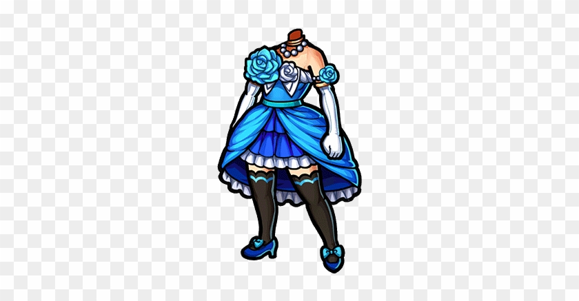 Gear-blue Rose Dress Render - Wikia #863824