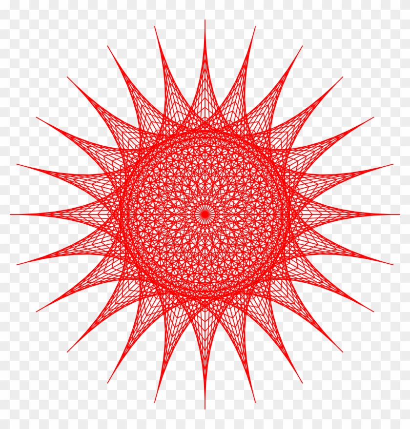 Art Symbol 60 Degrees - Sun Ray Designs #864098