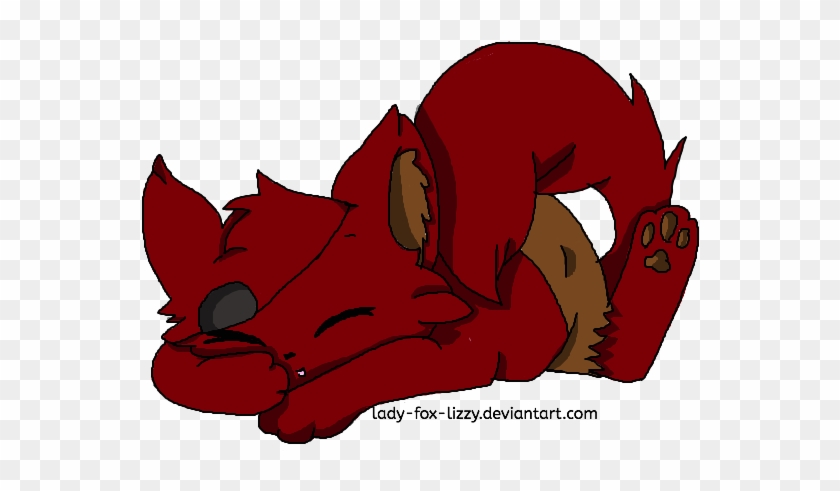 Sleeping Foxy By Zelda Warriorcat Fan - Sleeping Foxy #864310