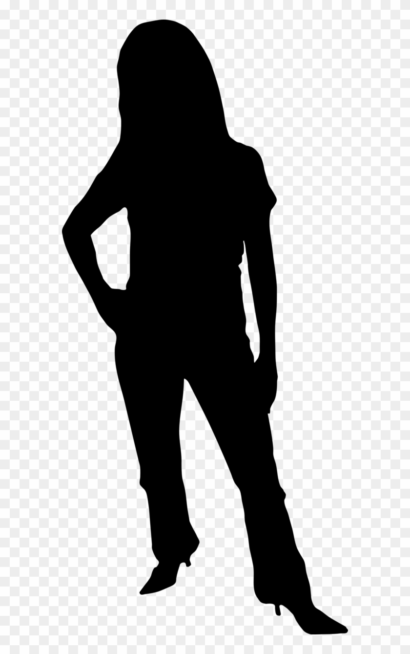 People Silhouette Clipart Transparent - Woman Silhouette Clip Art #864325