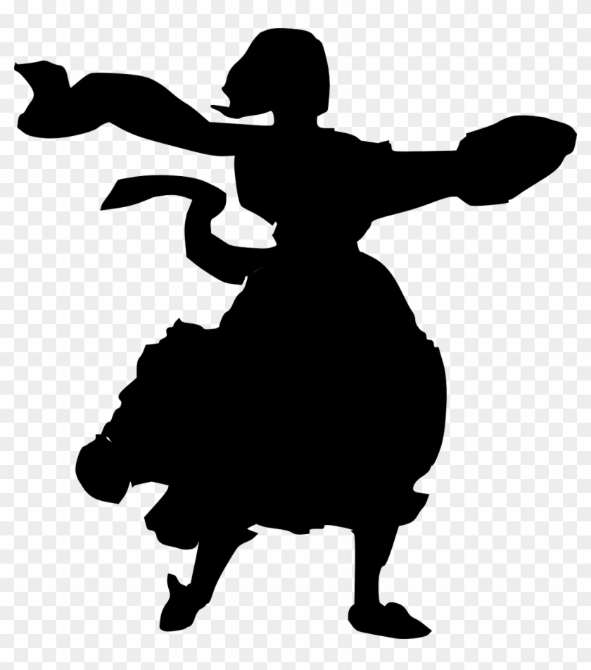 Dancing Woman Girl Costume Transparent Image - Gambar Tari Tradisional Hitam Putih #864364