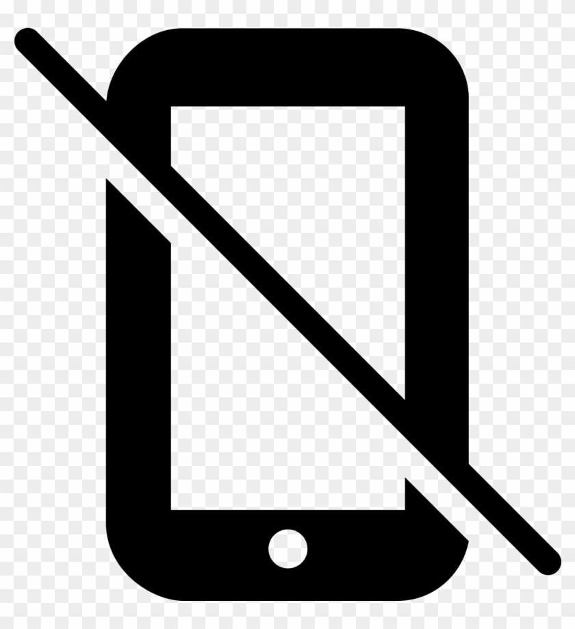 No Mobile Filled Icon - Mobile Device #864394
