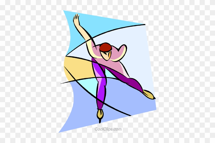 Olympic Sports, Speed Skating Royalty Free Vector Clip - Force #864467