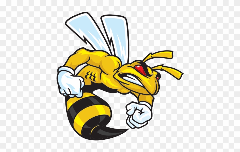 Deadth Clipart Hornet - Angry Bee Logo #864742