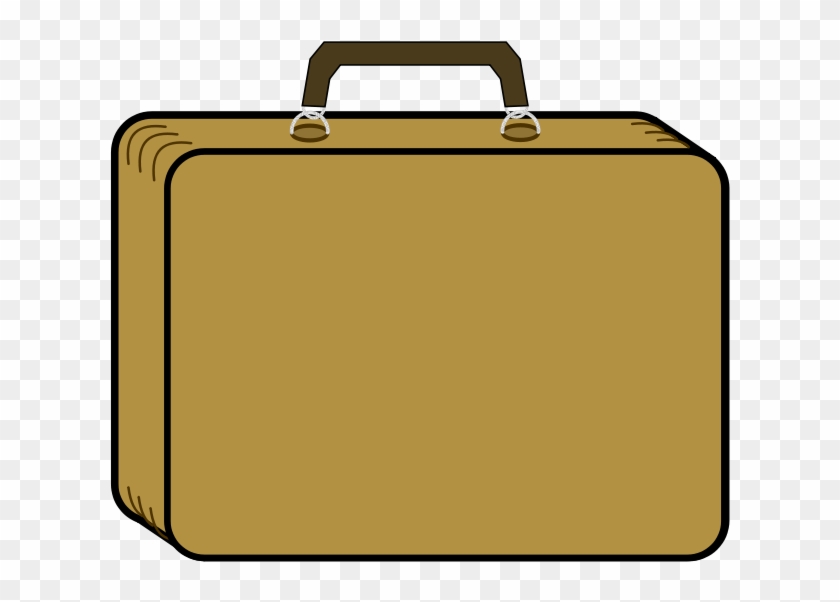 Free Little Tan Suitcase - Suitcase Clip Art #864825