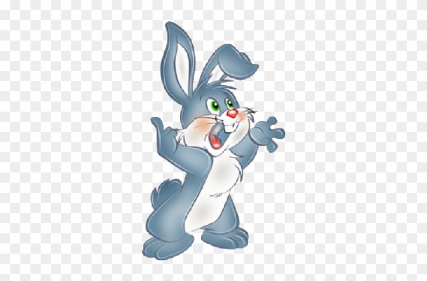 Rabbit Or Easter Bunny Cartoon Character Royalty Free - Rabbit Cartoon Png #864829