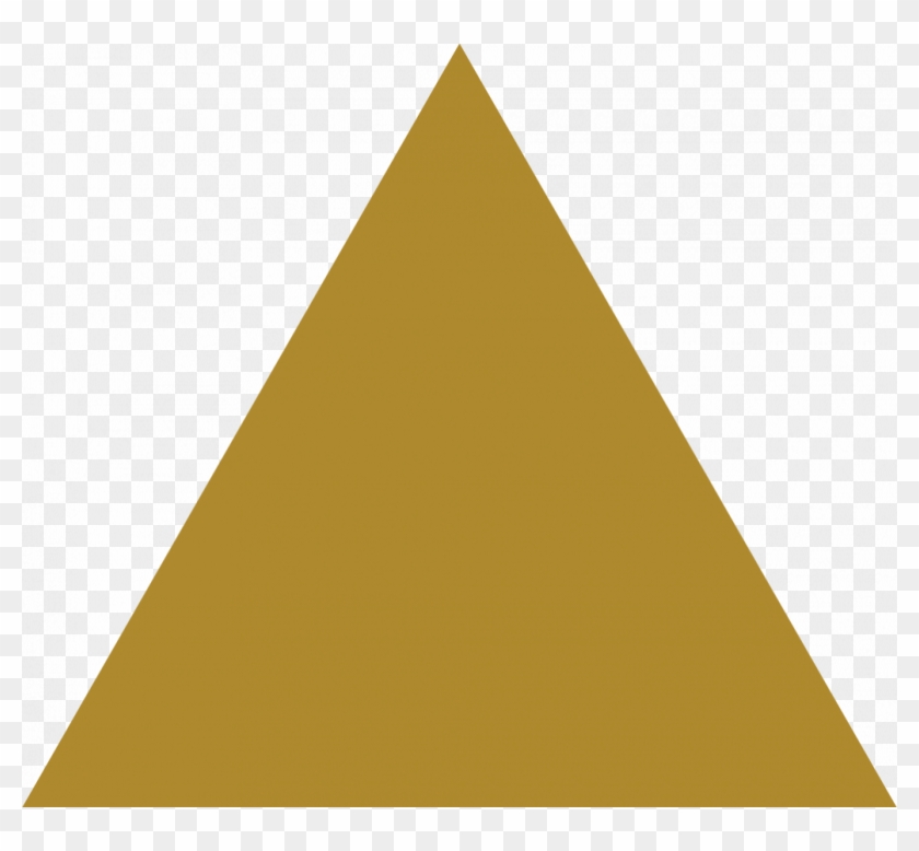 Golden Triangle Clipart - Gold Triangle Png #864839