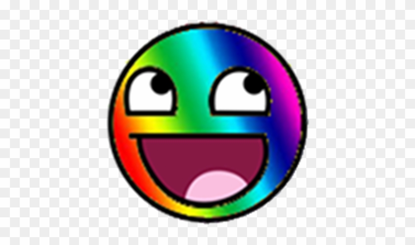 Rainbow Epic Smiley Face Roblox Roblox T Shirt Epic Face Free Transparent Png Clipart Images Download - epic face roblox picture