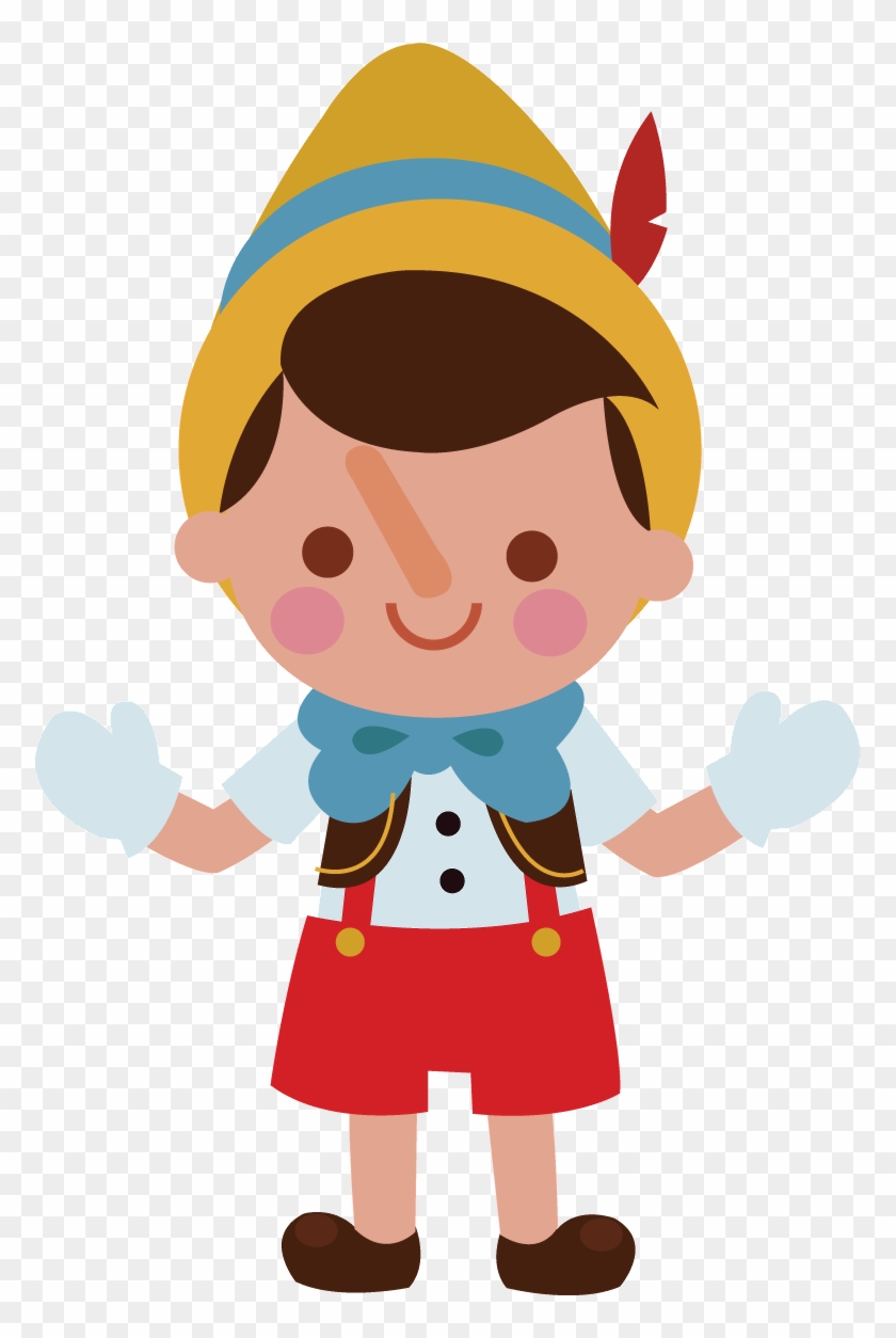 Pinóquio - Minus - Cute Pinocchio Clipart #864934