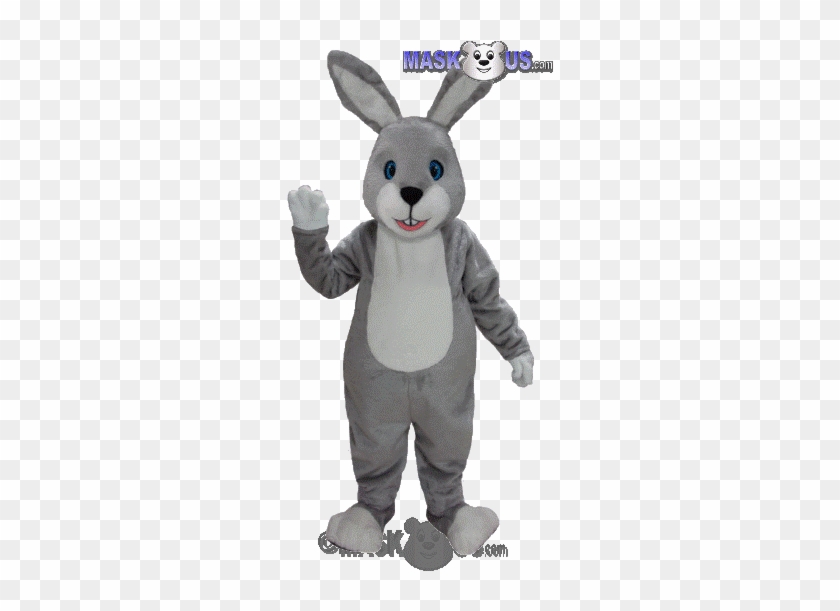 Grey Bunny Mascot Costume T0220 Is Part Of Our Animal - Grey Bunny Lightweight Mascot Costume #864954
