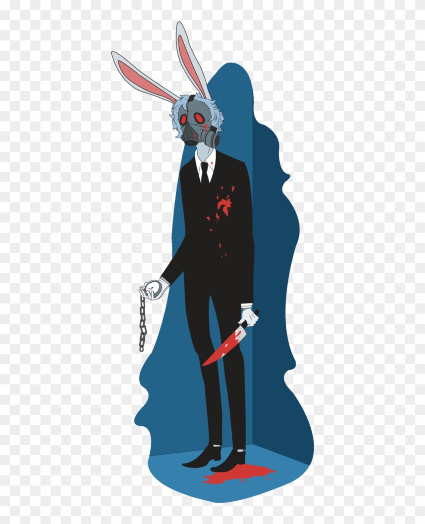 Gasmask Rabbit By Anjohinc - Illustration #865006