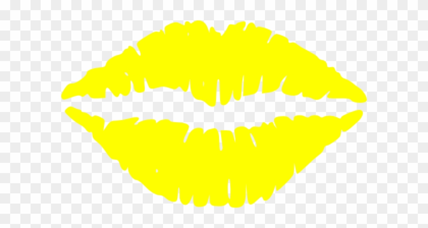 Yellow Lips Clipart - Lip Coloring Pages #865029