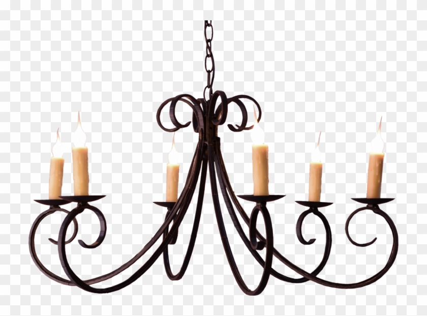Iron Chandeliers - Gothic Chandelier Transparent Png #865063