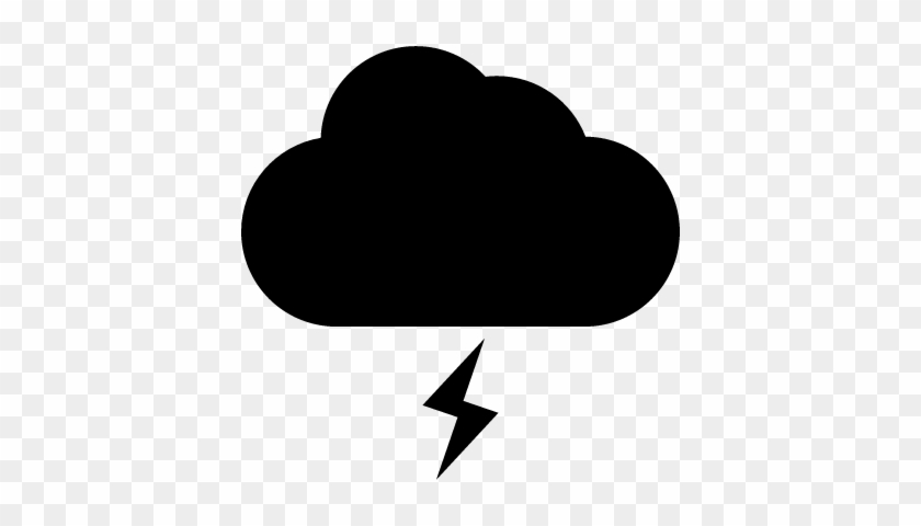 Storm Clipart Tunder - Black Cloud #865093