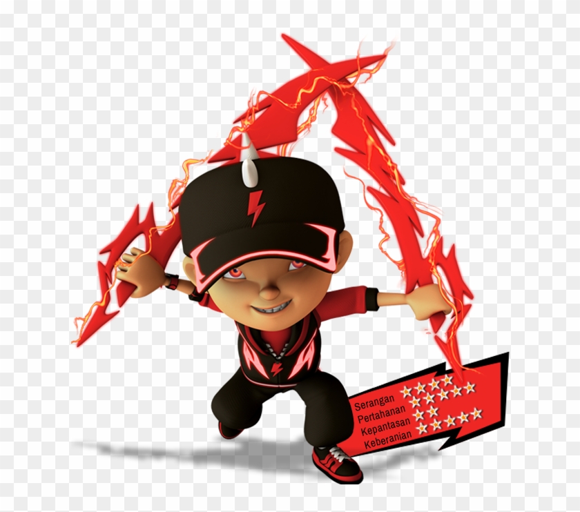 Storm Clipart Petir - Boboiboy Gempa Halilintar Dan Taufan #865115