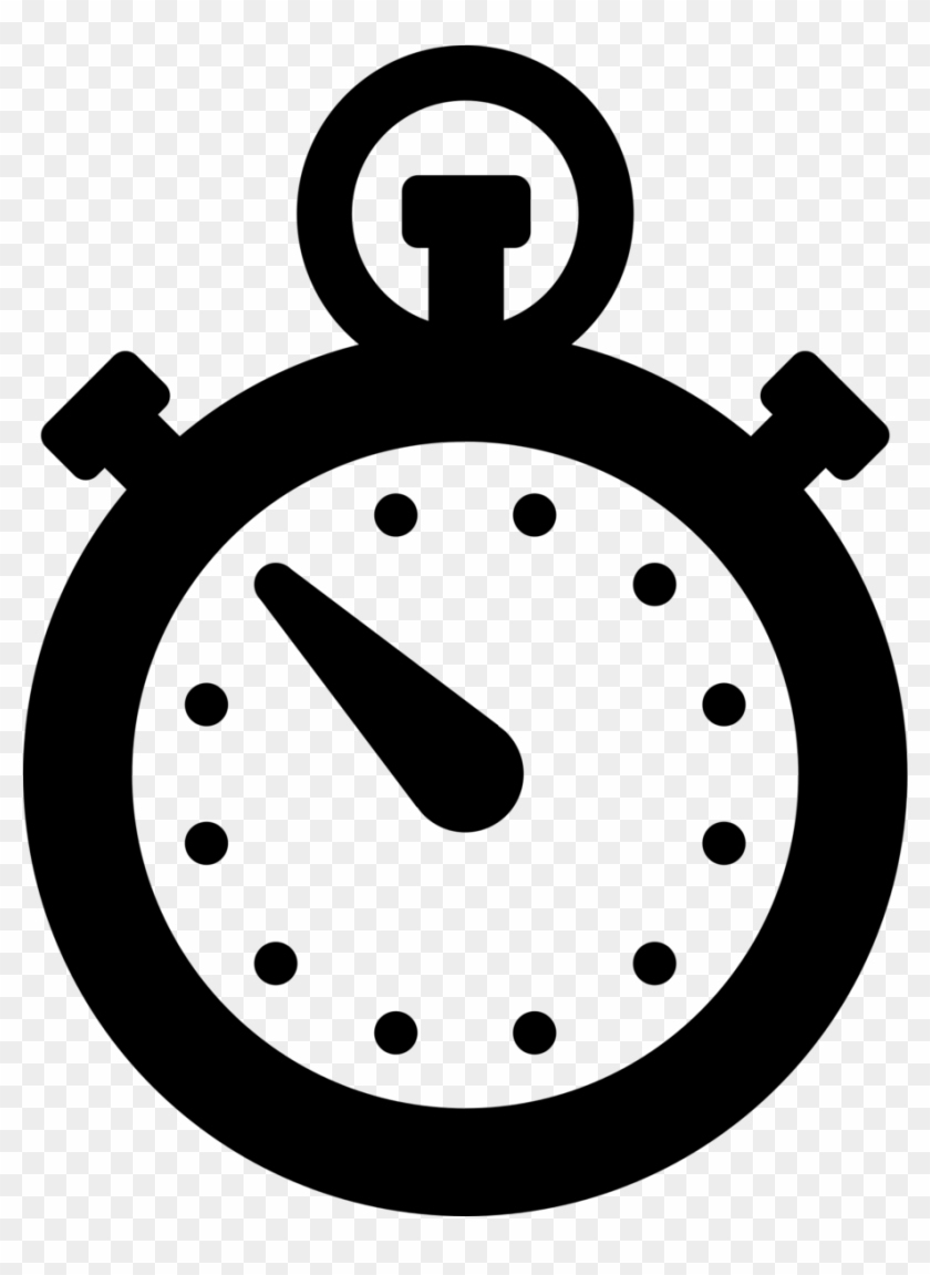 Hours, Minutes, Seconds - Stop Watch Icon Png #865165