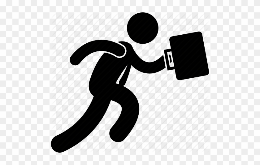 Running Man Icon Stock Vector - Man Rushing Icon #865174