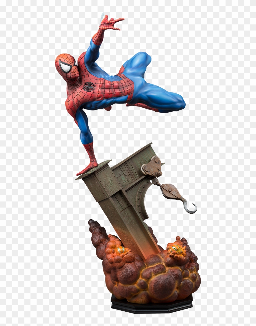Marvel Premium Format™ Figure The Amazing Spider-man - Spider Man Statue Png #865179