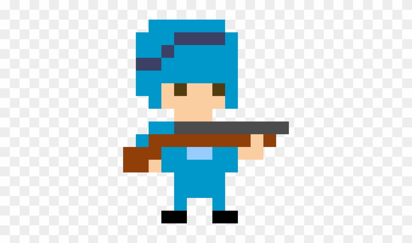 Boom Beach Rifleman Pixel Art - Minecraft #865293
