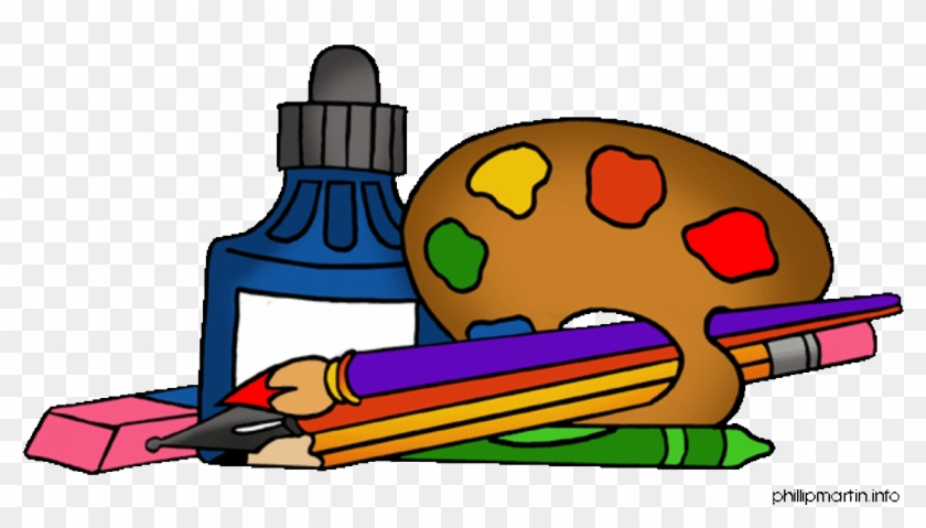 Crayon Clipart Art Supply - Art Supplies Clip Art #865348