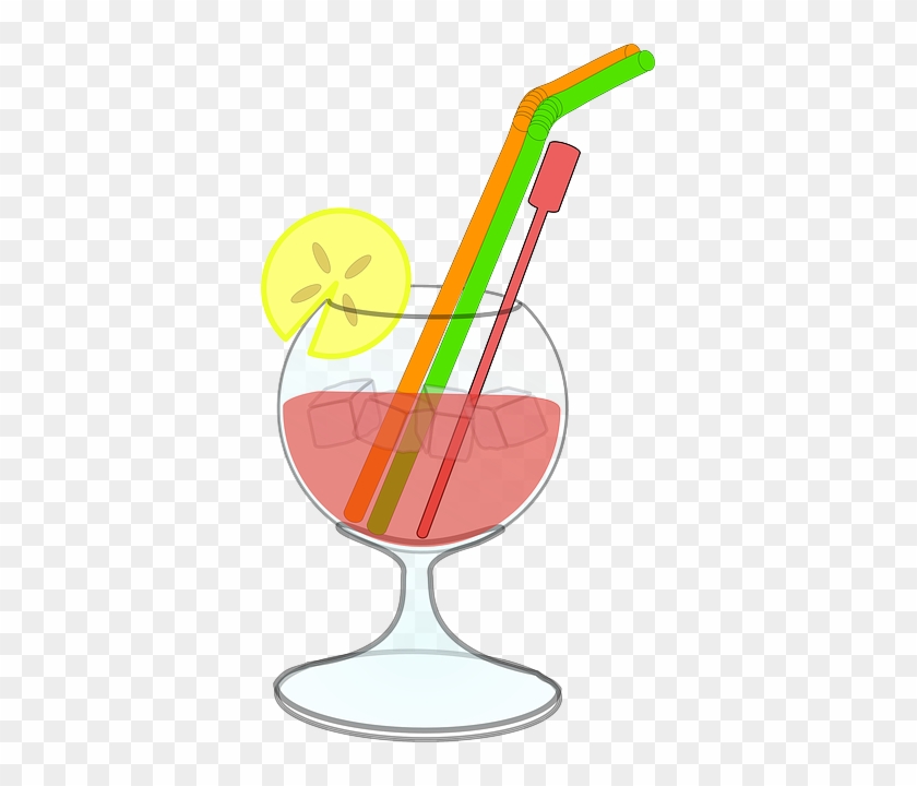 Beverages Glass, Food, Fruit, Steele, Cartoon, Free, - Cocktail Clip Art #865357
