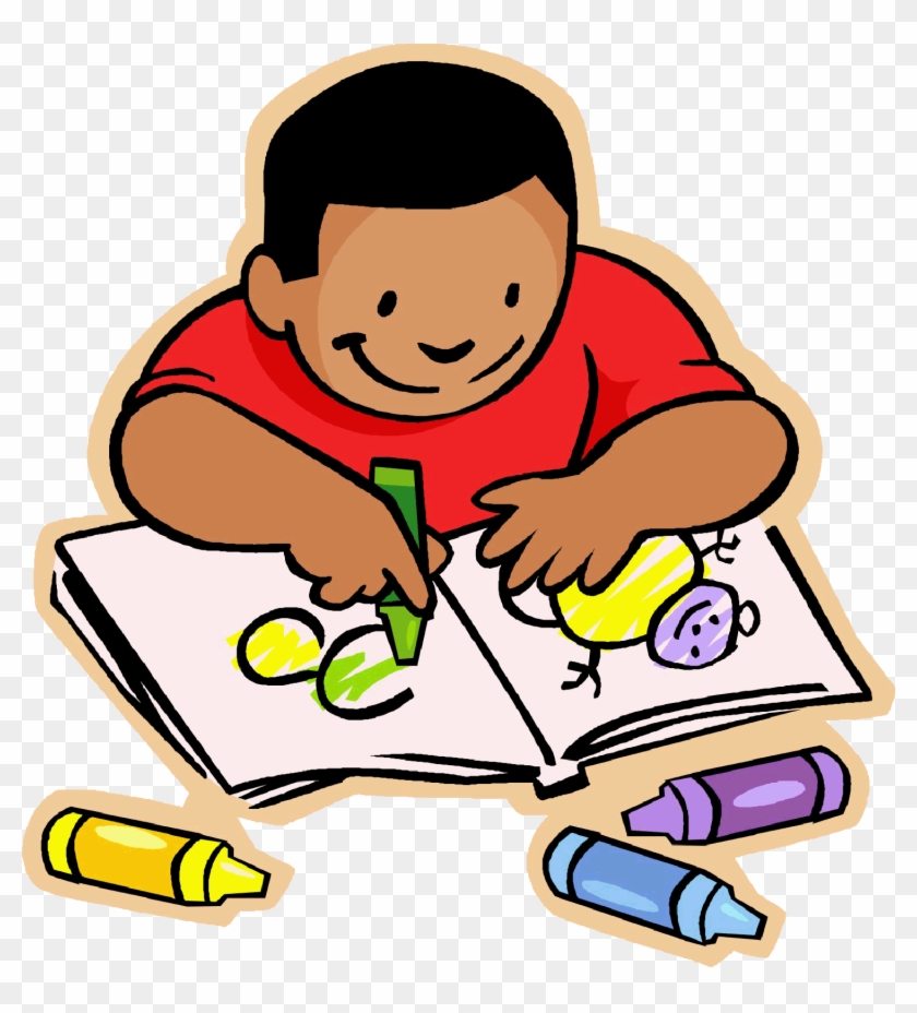Kids Coloring Together Clipart - pic-derp