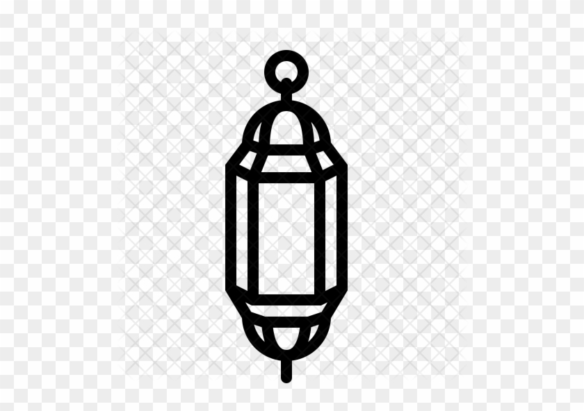 Lantern Icon - Ramadan Black Lantern Png #865366