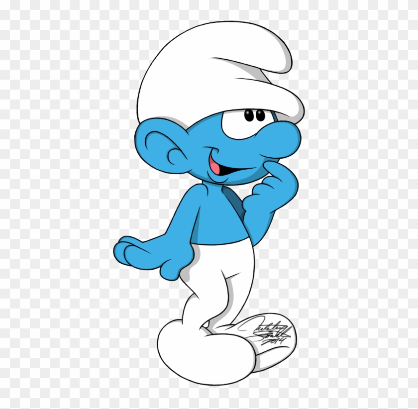 Smurfs Clipart Gullible - Smurfs Cartoon Clumsy #865432