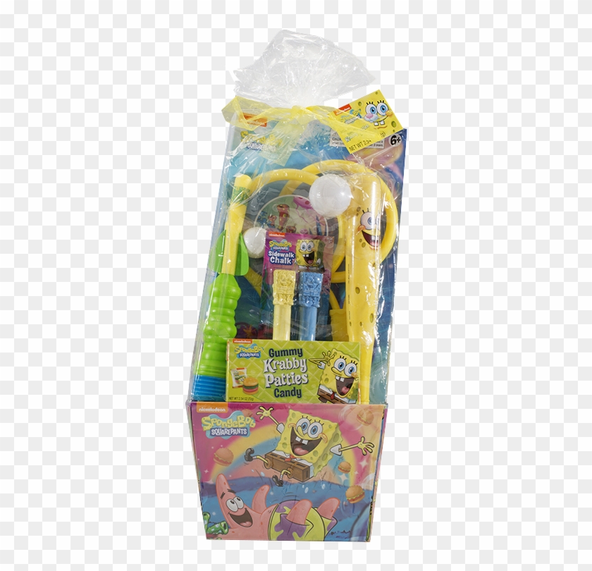 Are You Ready For This Easter Basket It's Sure To Be - Spongebob Squarepants Candy And Toy Filled Deluxe Easter #865499