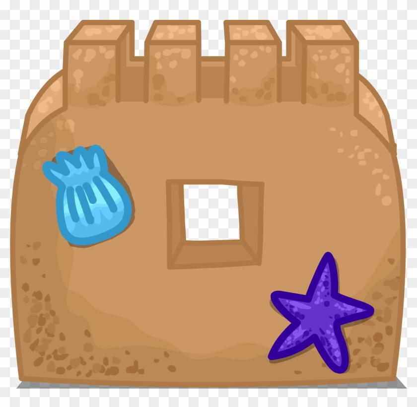 Sand Castle Wall Sprite 001 - Club Penguin Sand Wall #865516