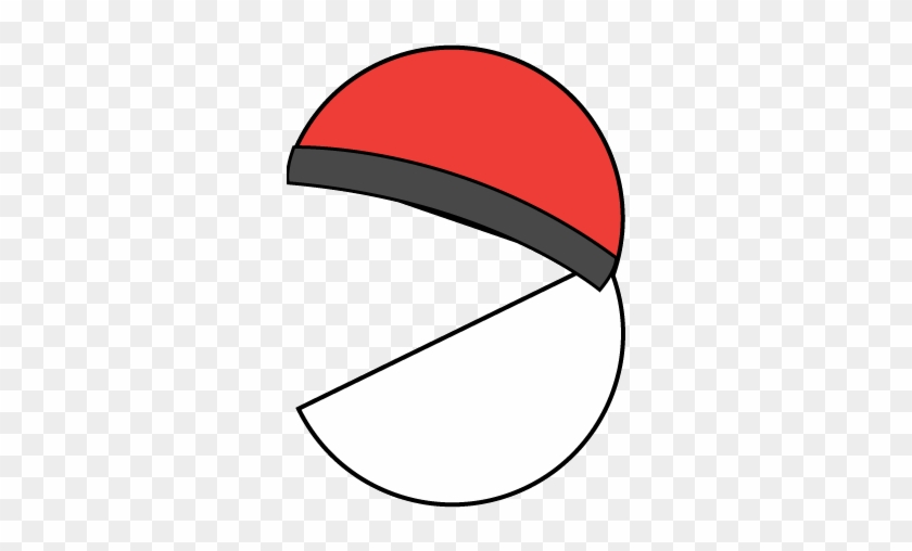 Pokeball Clipart Differnet - Open Pokemon Ball Png #865601