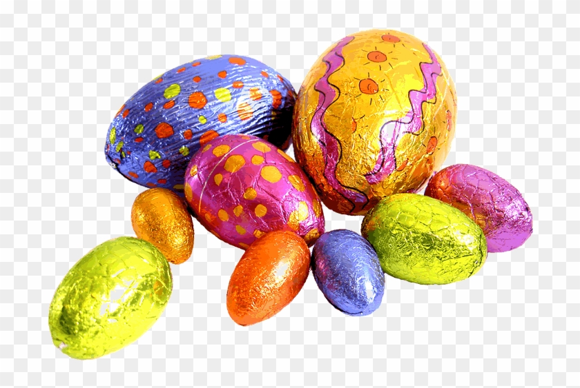 Free: Babka Egg Easter Chocolate, Color golden eggs transparent background  PNG clipart 