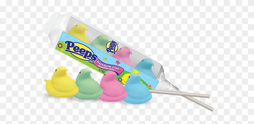Peeps Rainbow Pops Are Guaranteed To Stand Out In Any - Peeps Marshmallow Ghosts - 1.12 Oz Box #865691