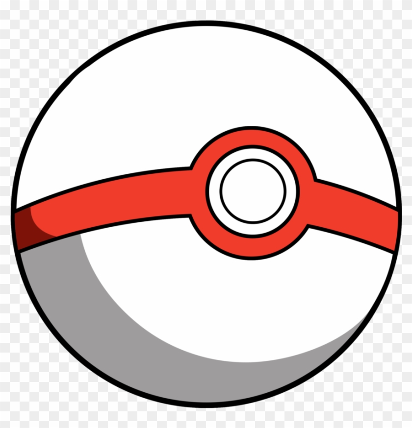 Premier Ball Vector By Greenmachine987 - White And Red Pokeball #865718